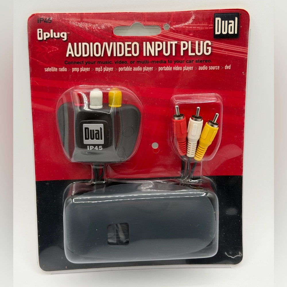 New Dual Audio/Video Input Plug for Car Multimedia - IP45 - Brand New